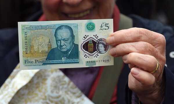 new £5 note